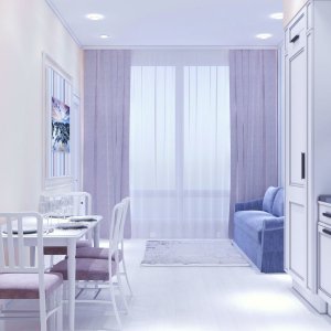 1- комнатная квартира 44 кв. м