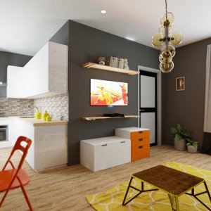 Квартира-студия 35 кв. м